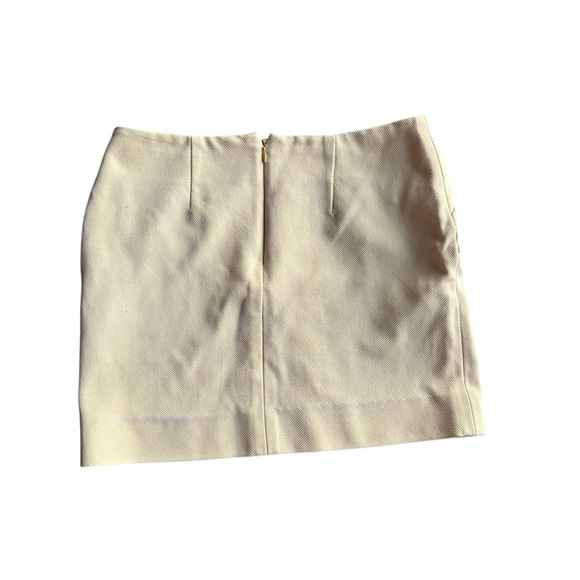 Diane Von Furstenberg Yellow Mini Skirt Size 2 - Picture 5 of 6